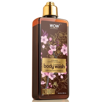 WOW   Japanese Cherry Blossom Body Wash | 250 ml | With Aloe Vera To Soothe Dry  For Men, Women & Teen