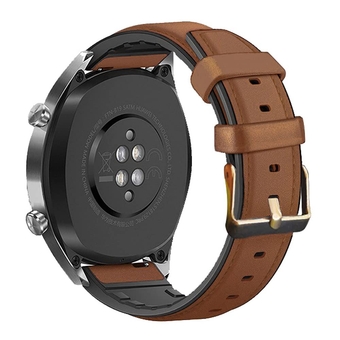 Compatible with Amazfit GTS 2/GTS 2e/GTS/GTR 42mm Band for Women Men, Soft Leather Silicone Hybrid 20mm Quick Release Watch Band Sport Wristband Replacement Band for Amazfit Bip/Bip Lite