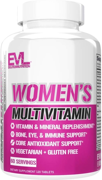 Nutrition Women's Multivitamin - Full Spectrum Vitamins & Minerals, Immune Health, Vitamin C & D, Iron, Zinc, Antioxidants & Bioflavonoids, Skin, Hair, Bone, Eye Health, 120 Tablets, 60 Days