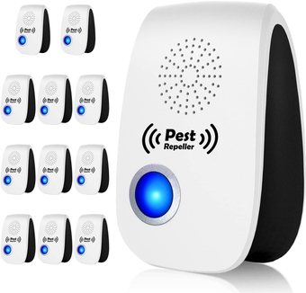 2023 Upgraded Ultrasonic Pest Repeller, Indoor Pest Repellent, Electronic Plug in Pest Control for Roach, Ant, Rodent, Mouse, Bugs, Mosquito, Spider Repellent for House, Garage, Warehouse