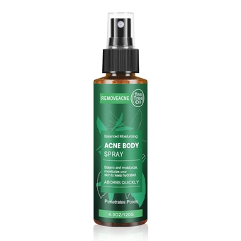 Body & Back Acne Treatment with Our Controlling Bacne Spray - Infused with Tea Tree and Peppermint Extracts to Remove Excess Oil and Dead Skin, Soothe, Calm, and Moisturize