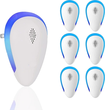 Ultrasonic Pest Repeller 6 Packs, 2023 Newest Electronic Pest Repellent Indoor Plug in Bug Repellent for Pest Control Mosquito, Spider, Mice, Ant, Insects, Roaches, Rodent.