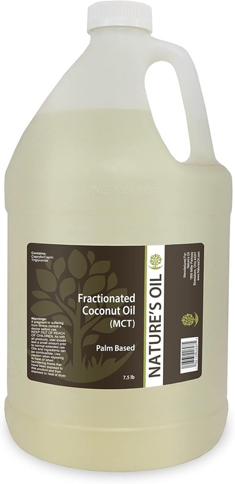 Fractionated Coconut  (MCT )  Gallon for Massage, Diluting Essential s, Hair & Skin Care Moisturizer - by