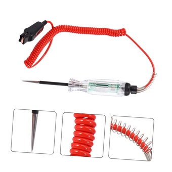2pcs Test Pencil Vehicle Diagnostic Tester Electric Sensor Pen Automotive Light Tester Digital LCD Circuit Tester Car Digital Volt Meter Metal Detection Pen Power Supply