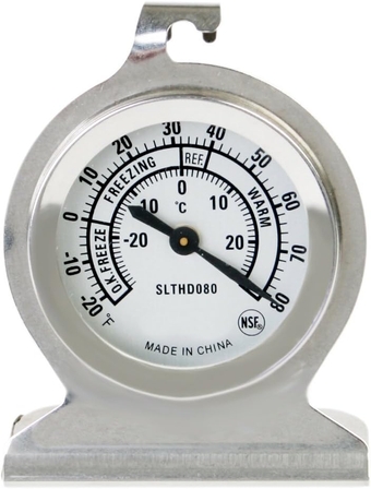 e Dial Refrigerator/Freezer Thermo, -20~80 Degrees Fahrenheit