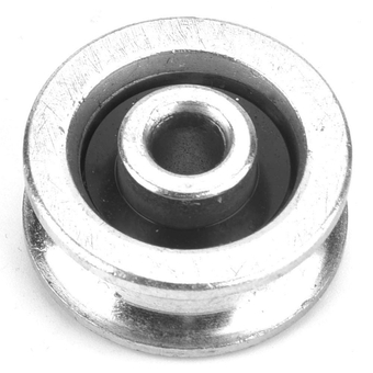 Bearing Block, Wire Rope Wheel, Deep U Groove Pulley, Double Bearing Wheel Block Wire Rope Lifting Guide (diameter28mm), Snatch Blocks (Diameter 28mm)