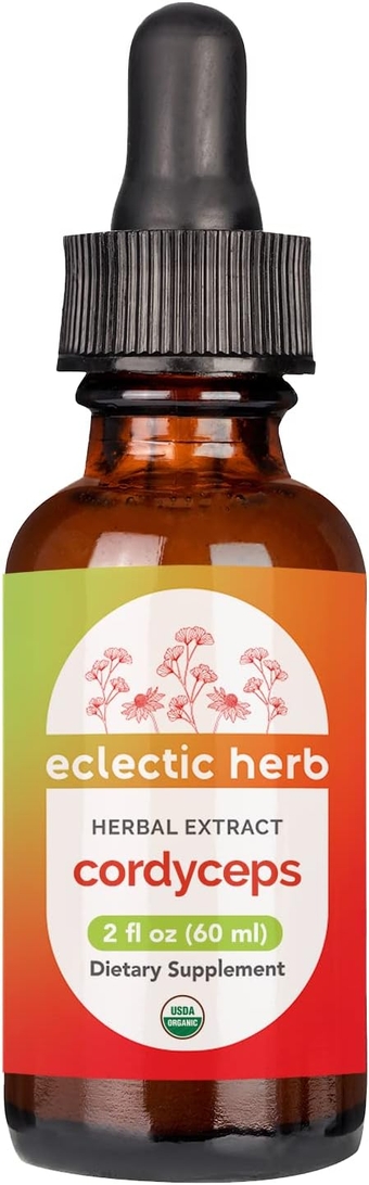 Eclectic Institute Non-GMO Cordyceps Extract | Energy, Immunity, Exercise Support | 2 fl oz (60 ml)