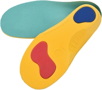 Orthotic Insoles for Kids Prevent Flatfoot, Foot Valgus, Foot Pronation etc Breathable Shockproof 3D Shoe Pads Inserts Boys Girls (M)