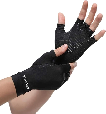 Compression Gloves for Women and Men for Arthritis (Pair) - Womens and Mens Glove for Hand Pain Golf Cycling