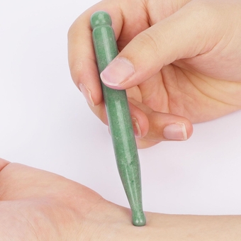 Jade Gua Sha Pen Scraping Massage Wand Tool Acupuncture Pen Therapy Stick Point Treatment