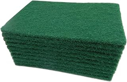 10pcs Metal Cleaner Natural Cleaner Microfiber Rags Green Scrubbing Pads Pan Cleaner Kitchen Sponge Cloth Product ...