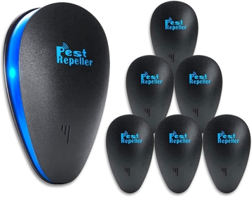 Ultrasonic Pest Repeller-6 Pack,Mouse Repellent Ultrasonic Plug in,Pest Repeller Plug in,Mice Repellent for House,Rodent Repellent Indoor, Pest Defense for Bug,Ant,Cockroach,Spider
