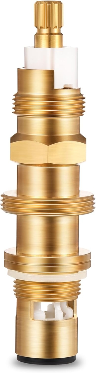 Ceramic Disc Cartridge Replacement for 910-030, Shower and Faucet Stem Compatible with Price/Pfister, Shower Valve Faucet Cartridge Brass Construction (1 Pack)
