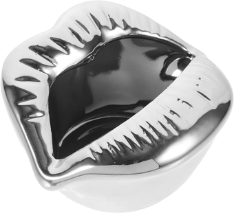 Lip Ashtray Creative Ashtray Lip Ceramic Ashtray Decoration Ashtray for Tablescape Decor Ashtrays Lip Ash Tray Home Decor Home Lip Ceramic Ashtray Desk Ceramics Cherry