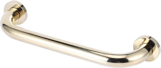 Shower Grab Bar Anti-Slip Gold Copper Grip Bathroom Tub Toilet Handrail Safety Stainless Steel Support Handle Towel Rack Shower Balance Bar for Elderly Handicap Elderly Senior Assist