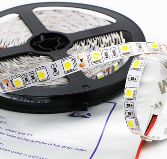® 16.4ft(5m) Led Strip Light Natural White SMD 5050 4000K Non-Waterproof Flexible Natural White LED Strip Lights 300 LEDs/Roll LED Lights Strips Multifunctional LED Tape Lights