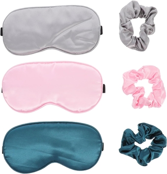 Eye Mask Hair Ring Eye Shade Cover Blindfold Cotton Night Soft Eye Cover Eyeshade Hair Ties for Women Eye Cover for Adult Girl Hair Ties Cartoon Eye Mask Child Bracket Silk Yoga