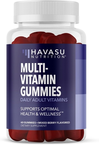 Multivitamin Gummies for Men and Women | Packed with Daily Vitamins and Minerals for Optimal Wellness | Adults Multivitamin Gummy with Vitamin C, D and Zinc | 60 Gluten Free Fruit Flavored Gummies
