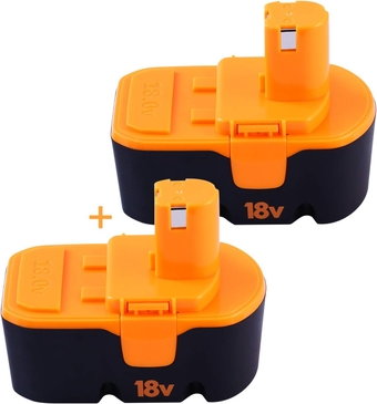 3600mAH Ni-Mh Replacement Battery for Ryobi 18V Battery P100 P101 ABP1801 ABP1803 BPP1820 Compatible with Ryobi Battery 18 Volt Tools 130224028 130224007 Cordless Power Tools 【2 Packs 3.6Ah 18V】