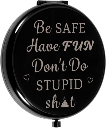 Easter Gifts for Teen Boys Girls Gifts for Son Daughter Kids Birthday Valentine Gifts for Women Men Compact Mirror for Teenage Girl Best Friend Sister Girlfriend Makeup Mirror