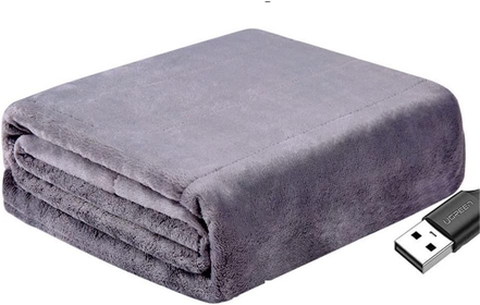 USB Heater Electric Blanket Single Office Home Portable Heater Blanket Bed Warmer Heater Winter (Color : C, Size : 140x80cm)