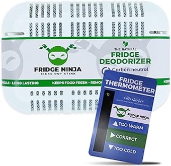 Refrigerator Deodorizer Odor Eliminator – Better than Baking Soda - XL Pack of Refrigerator and Fridge Smell Eliminator – ...