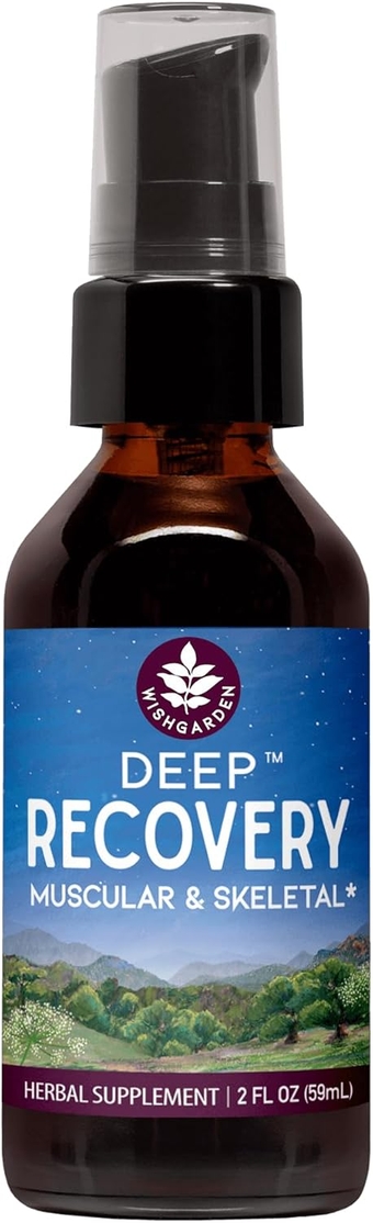 Herbs Deep Recovery - Natural Herbal Muscle, Tissue & Joint Support Supplement with Turmeric Curcumin, Addresses Root Cause of Lingering Issues & Promotes Healthy Inflammatory Response, 2oz
