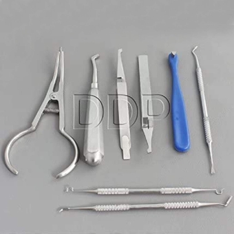 ORTHODONTIC INSTRUMENTS BAND PUSHER SCALER BRACKET HOLDING PLACING TWEEZERS NEW