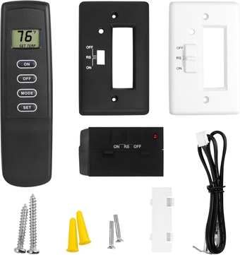 Upgrade Fireplace Remote Control Thermostat Kit fit for skytech Ambient Majestic monessen Vermont ect Millivolt Gas Valve Fireplaces and Stoves,Blue Backlight Buzzer,3 Year Warranty Without Battery