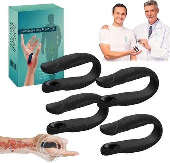 Cuoxz Acuplus Prostate Care Point Clip, Prostate Care Point Clip, Acupressure Hand Pressure Point Clip, Relieve Prostate discomfort effortlessly, Prostate Care (4 Pcs)