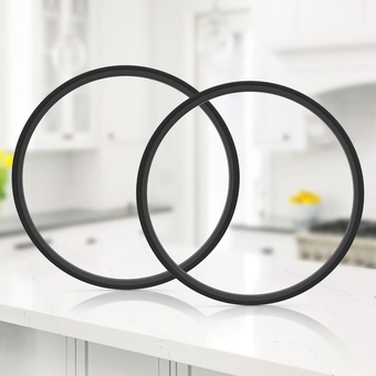 2 Pack Pressure Cooker Gasket S-9882 Fit for Mirro 12/16/22QT Model M-0512/ M-0522/ M-0312/ M-0406/ M-0416/ M-0526/ M-0622 Replacement Part