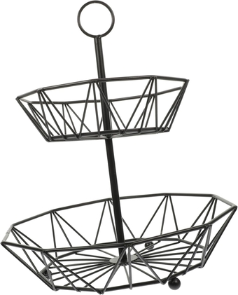 Storage Basket Vintage Fruit Basket Fruit Basket Bowl Fruits Storage Tray Home Fruits Tray Snacks Multi-function Fruits Tray Living Room Fruit Basket Snack Storage Fruit Dish Iron