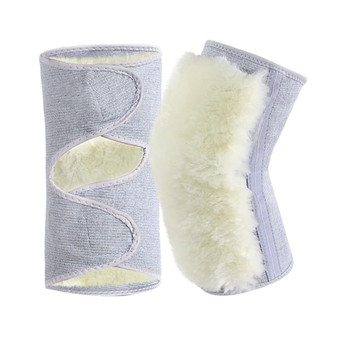 1 Pair Pads warming sleeve leg sleeve warm support Cashmere Kneepad warmer bike warmers elder riding motorcycle Bamboo charcoal fiber-latex silk