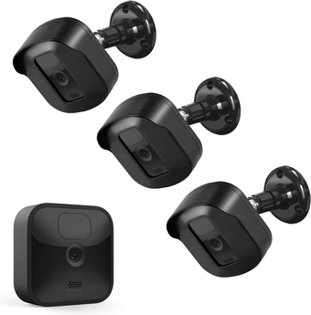 Blink XT2/XT Camera Wall Mount Bracket,3 Pack Full Weather Proof Housing/Mount with Blink Sync Module Outlet Mount for Blink Outdoor Indoor Cameras Security System (3 Pack, Black)