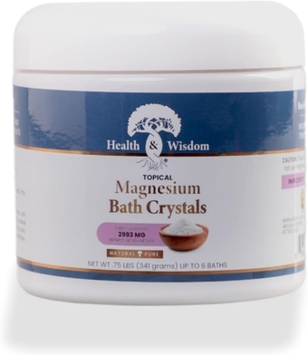 Magnesium Flakes - 12oz | Magnesium Bath Salt | Pure Magnesium Chloride Bath Soak | Epsom Salt | Natural | Tension, Fatigue  Muscle Stiffness Support