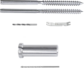 50PCS Stainless Steel T316 Protective Sleeves CR13 Bundle with 80Pack 1/8" Swage Lag Screws Left & Right CK17