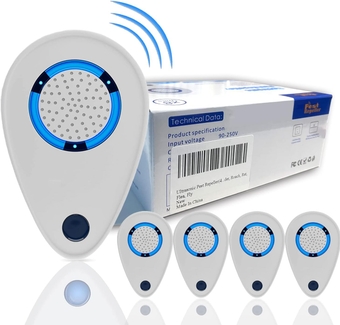 Ultrasonic Pest Repellent(4 Pack), 2023 Newest Electronic Pest Repeller Indoor Plug in Bug Repellent for Pest Control Mosquito, Spider, Mice, Ant, Insects, Roach, Non-Toxic