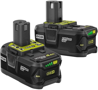 Ryobi 18-Volt ONE+ Lithium-Ion 4.0 Ah High Capacity Battery (2-Pack)