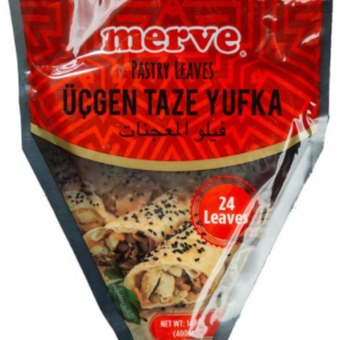 Merve Triangle Pastry Leaves phyllo dough pastry 24 pieces 400 Gram (14.1oz)