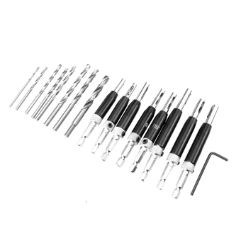 1 Set Hole Saw Hinged Drill Spiral Hole Punch Window Punch Self Centering Drill Bit Centering Hinge Drill Bit Center Drill Bit Set Auger Bit Punch for Furniture Furniture