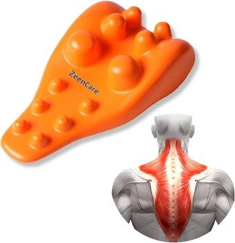 Occipital Release Tool for Neck, Therapoint Trapezius Muscle Massager for Headache Suboccipital Shoulder Back Trigger Point Pain Relief