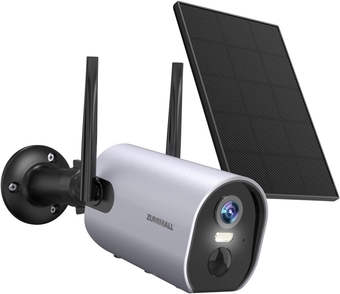 Security Cameras Wireless Outdoor, 2K Solar Powered Security Camera with 3MP Color Night Vision, Outdoor WiFi Surveillance Camera/2 Way Talk