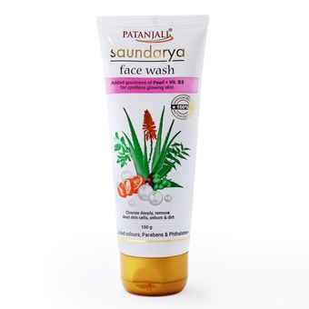 PATANJALI SAUNDARYA FACE WASH 100g