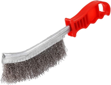 Heavy Duty Stainless Steel Wire Brush, Carbon Steel Wire Hand Brush for Strong Cleaning Welding Slag, Rust, Wood Slag, Paint and Heavy Stains, Lint Brush Set