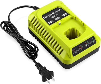 18Volt P117 Rapid Charger Replace for Ryobi 18V Battery One+ Li-ion & Ni-cad Ni-Mh Battery P102 P108 P189 P197 P103 P105 P107 P190