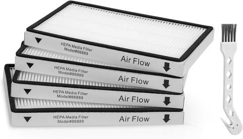 53295 EF-1 HEPA Media Filter for Kenmore 86889, 20-86889, 40324, 53295 Exhaust Air Filter for Upright and Canister Vacuums Cleaner, For Panasonic Part MC-V199H