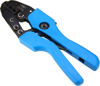 Crimpers Durable ratchet press receiver tool Carbon steel crimping pliers Multi-function crimp shoelace clamp terminals
