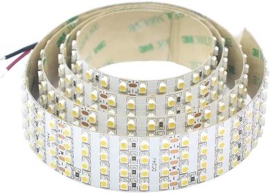 Quad Row Flexible LED Strip Lights, High CRI 95 DC24V 3528SMD 480LEDs/m 2,880Lumens/m- Super Bright LED Tape Lights for Photographic Lighting (Daylight White 6500K 3.28Ft/1M Non-Waterproof)