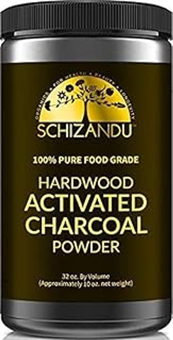 Organics Activated Hardwood Charcoal Powder, Vegan 100% Pure Detox | Use for Skin & Body Detoxification, Teeth W...