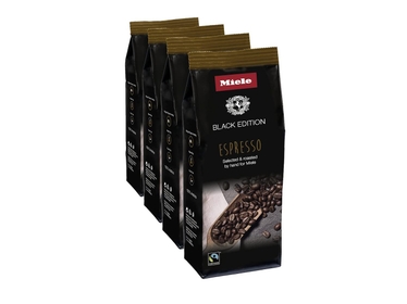 Original Coffee Beans, Black Edition Espresso, 4 x 8.8 oz Bags